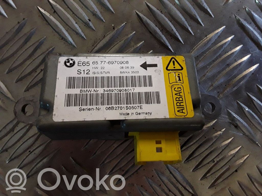 Unidad de control/módulo del Airbag   65776970908,5WK43503