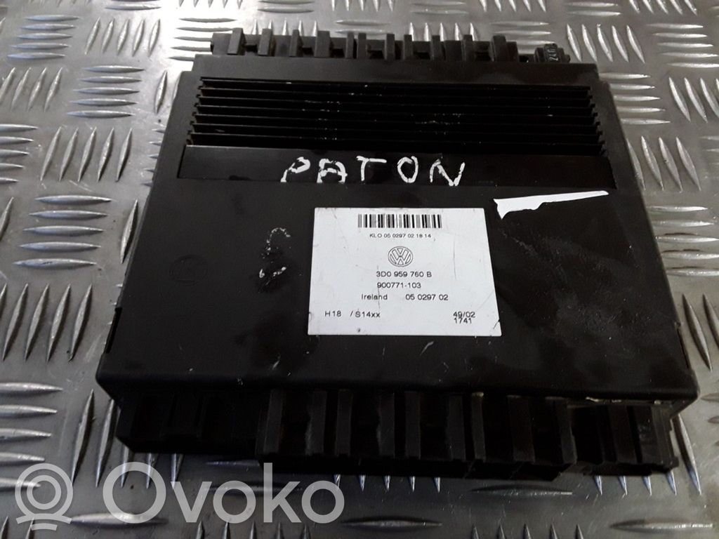 Volkswagen Phaeton Moduł / Sterownik komfortu 