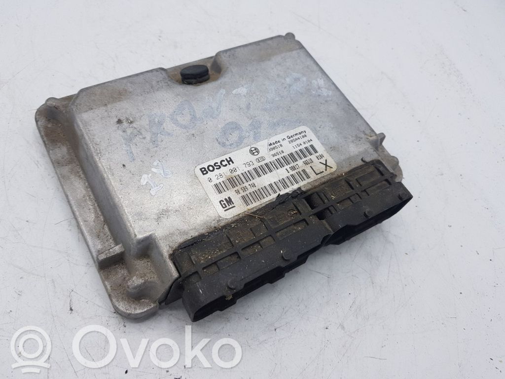 Engine control unit/module   90589740,0281001793