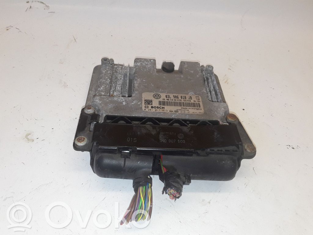 Skoda Superb B6 (3T) Komputer / Sterownik ECU silnika 
