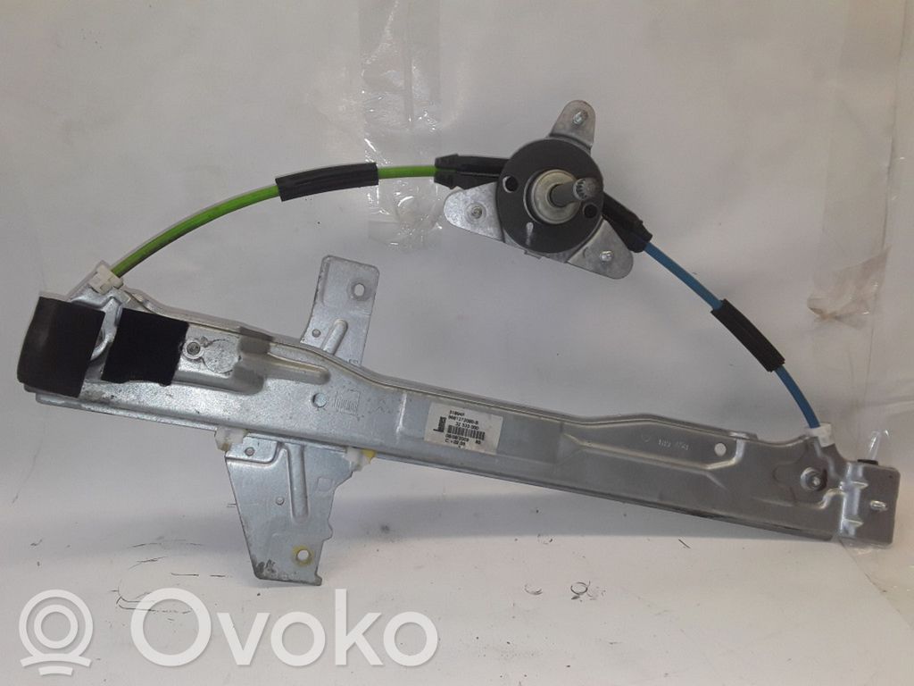 Citroen C3 Picasso Rear window lifting mechanism without motor 