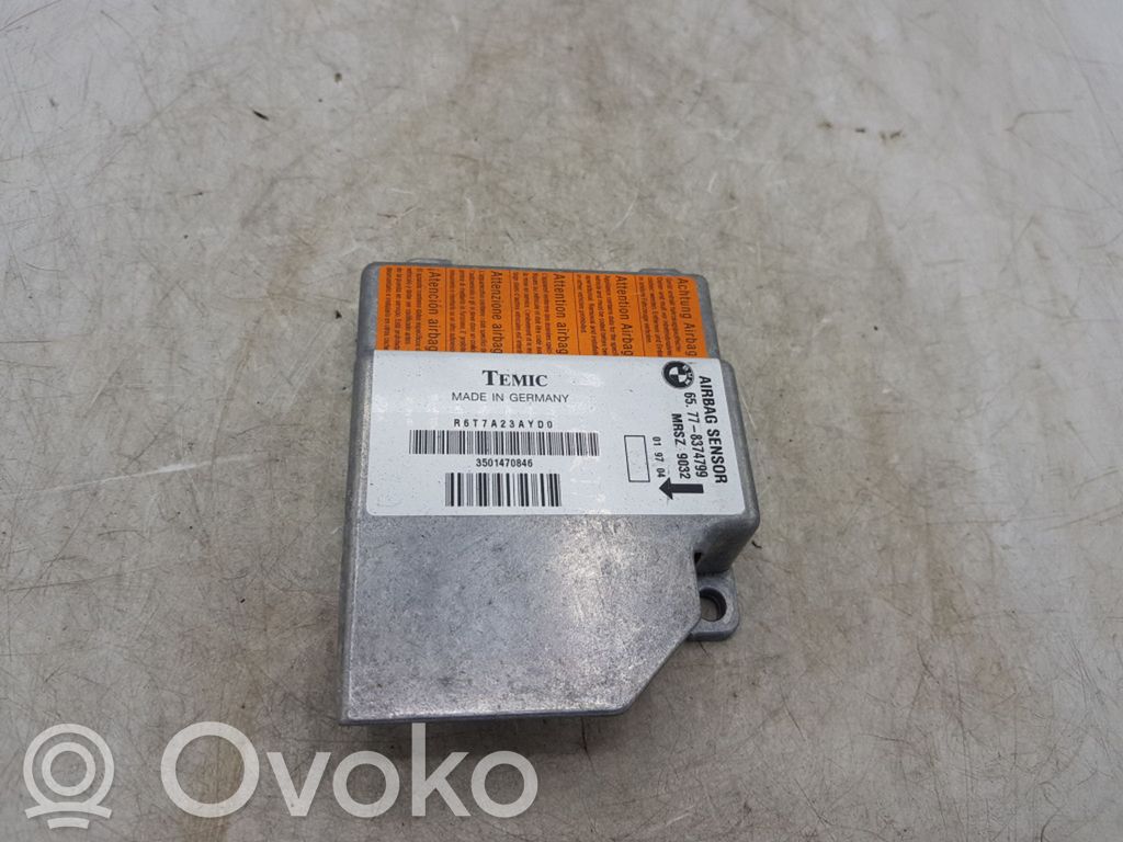Airbag control unit/module   65778374799,8374799,R6T7A23AYD0