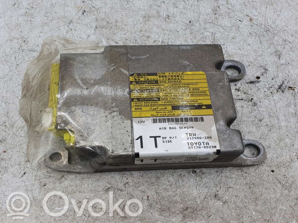Toyota Yaris Unitate/modul de comandă airbaguri 
