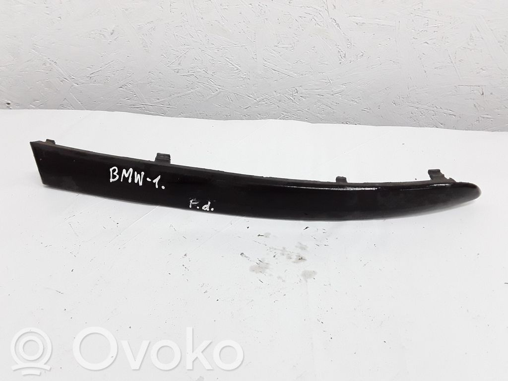BMW 1 E82 E88 Front bumper splitter molding 