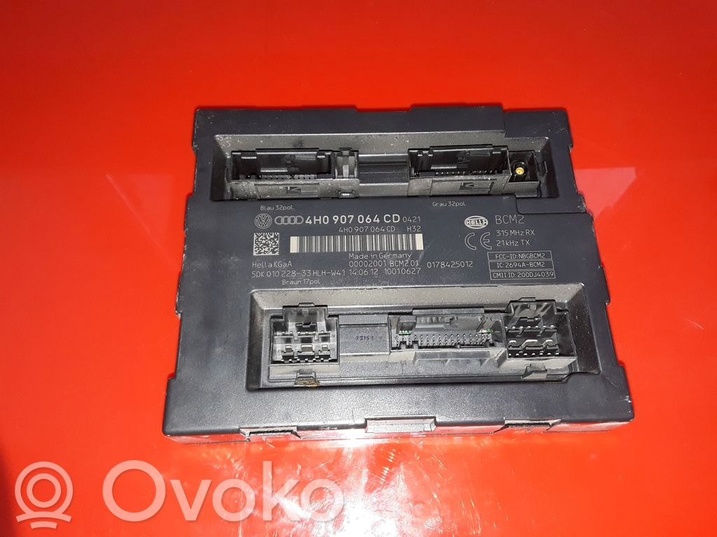Moduł / Sterownik komfortu   4H0907064CD,5DK01022833,0178425012