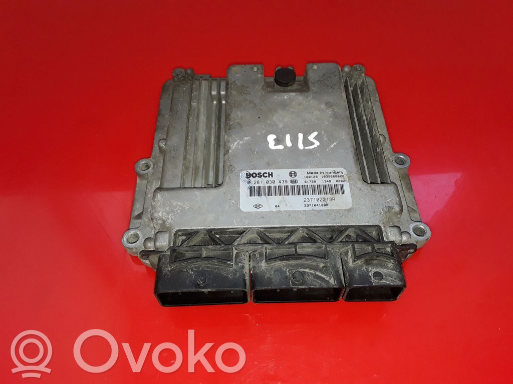Unidad de control/módulo del motor   237102213R,237104128R,0281030439