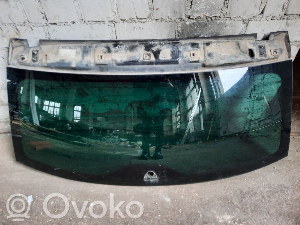 Volkswagen Touareg I Rear windscreen/windshield window 