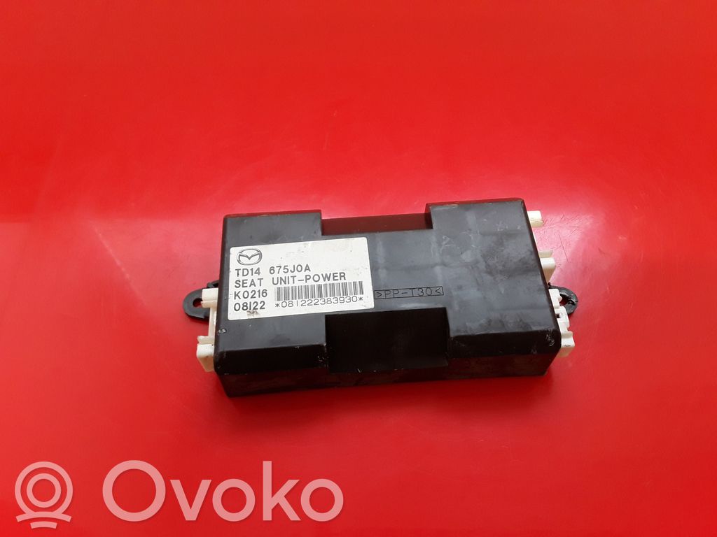 Module de commande de siège   TD14675J0A,K0216,08I22