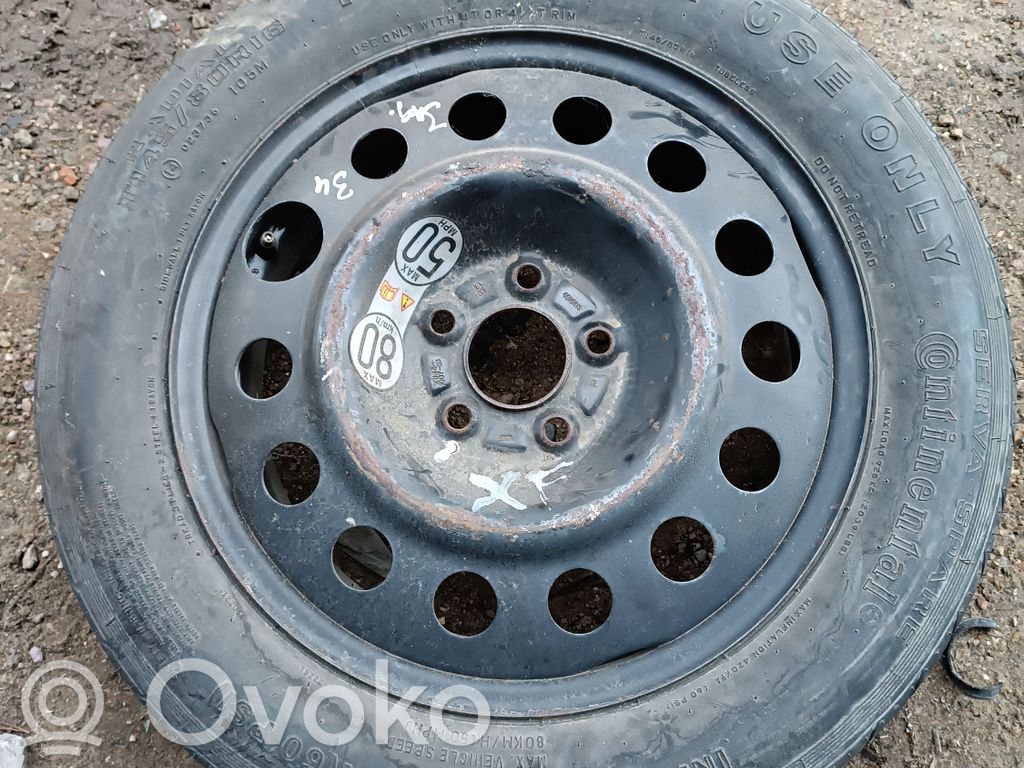 Jaguar XF Roue de secours R16 