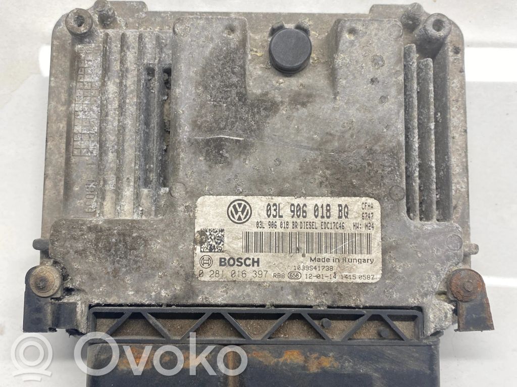 Skoda Yeti (5L) Centralina/modulo del motore 