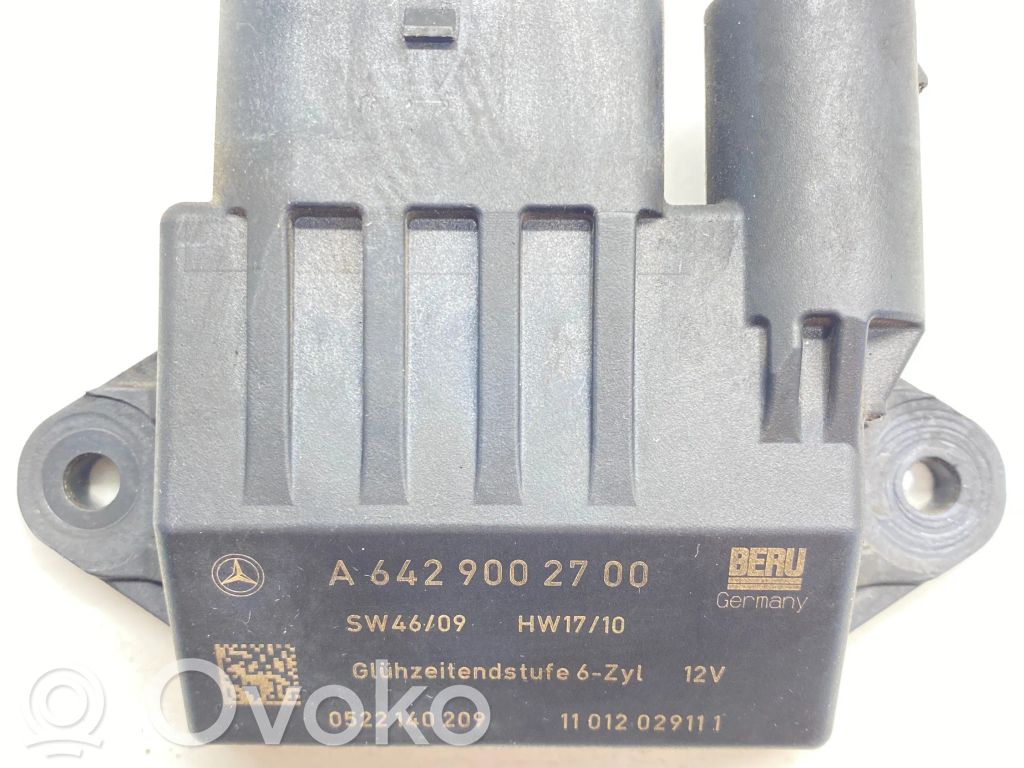 Mercedes-Benz E W212 Przekaźnik / Modul układu ogrzewania wstępnego 