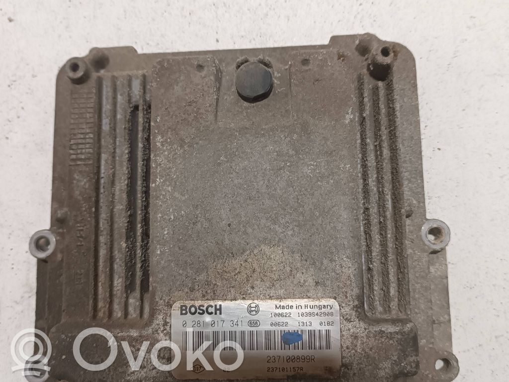 Unidad de control/módulo del motor   0281017341,237101157R,237100899R