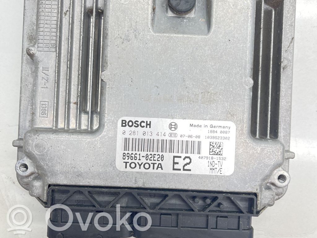 Toyota Auris 150 Sterownik / Moduł ECU