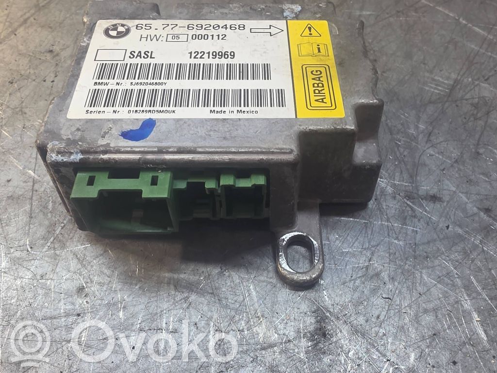 Module de contrôle airbag   65776920468,12219969,6920468