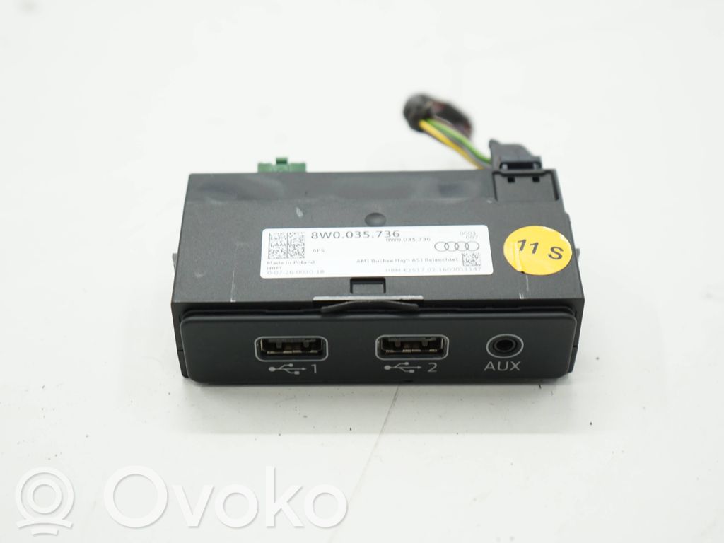 Audi A4 S4 B9 8W Enchufe conector USB 