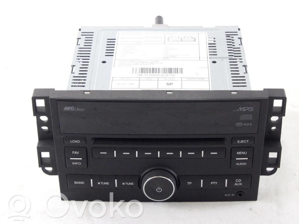 Daewoo Kalos Unitate principală radio/CD/DVD/GPS 