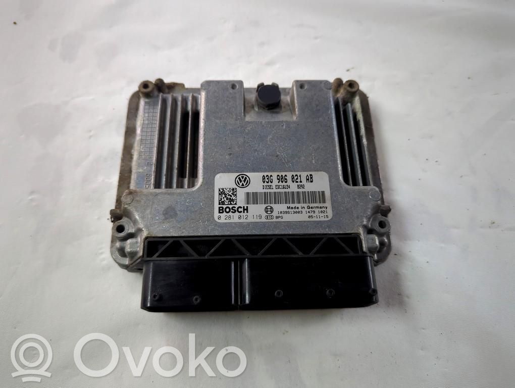 Unidad de control/módulo del motor   03G906021AB