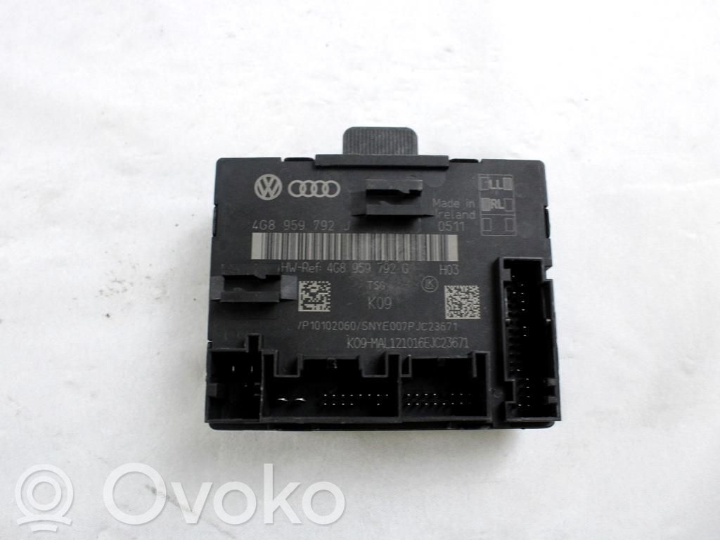 Audi A6 S6 C7 4G Unitate/modul comandă uși 