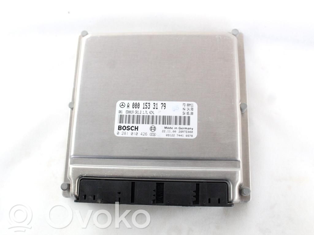 Mercedes-Benz A W168 Unitate/modul de control motor 