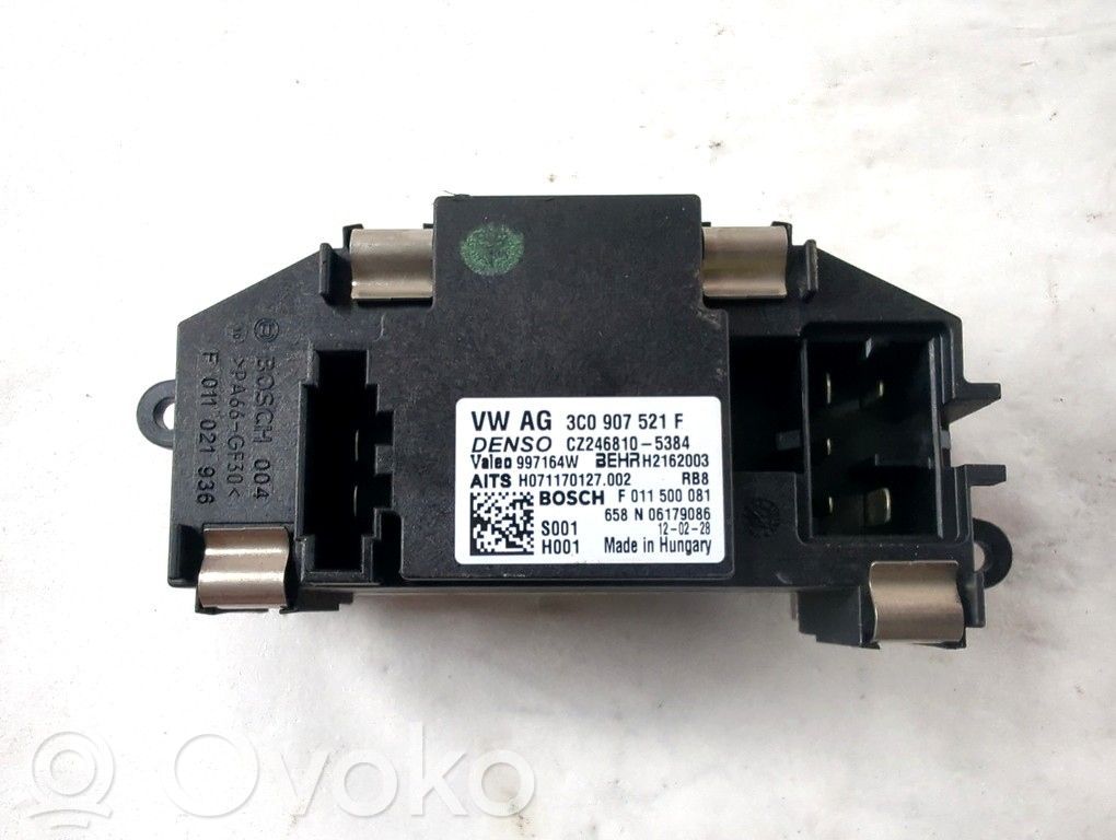 Audi A3 S3 8P Motorino ventola riscaldamento/resistenza ventola
