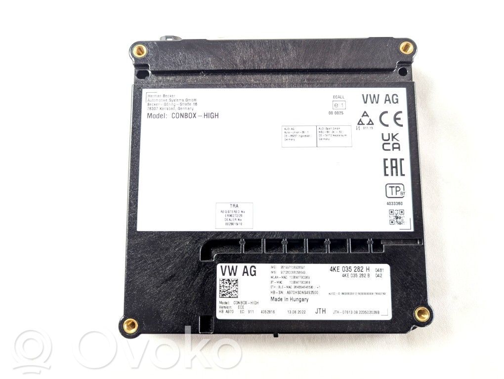 Unidad de control/módulo del teléfono   4KE035282H