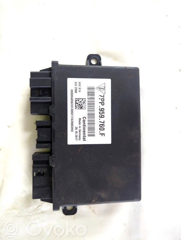 Unidad de control del asiento   7PP959760F