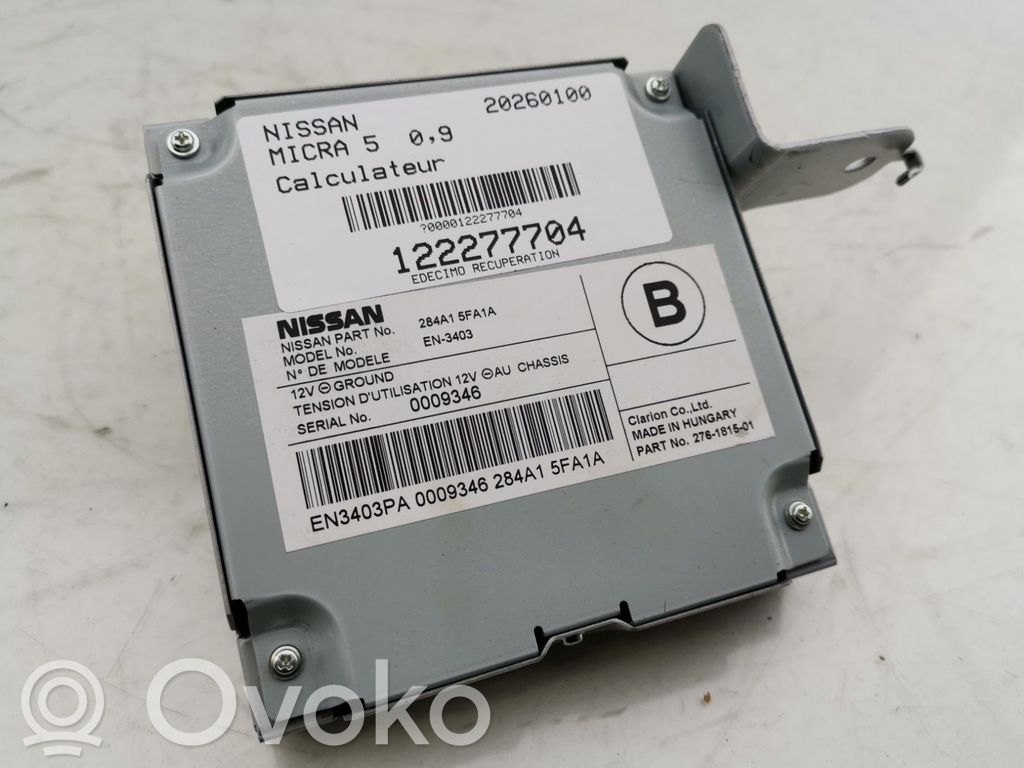 Nissan Micra K14 Engine control unit/module 