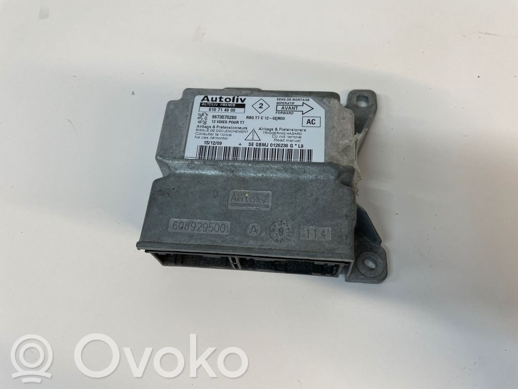Peugeot 308 Airbag control unit/module 