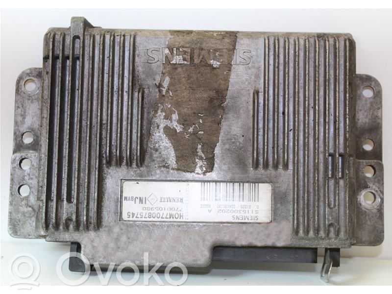 Unidad de control/módulo del motor   7700105980,7700105980