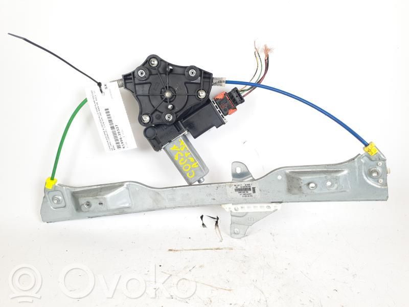 Opel Corsa E Front door window regulator with motor 