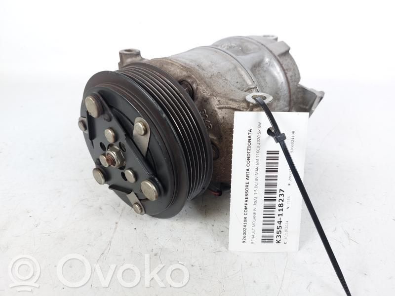 Renault Megane IV Klimakompressor Pumpe 