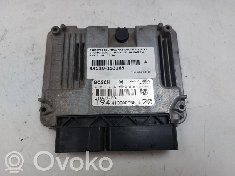 Fiat Croma Calculateur moteur ECU 