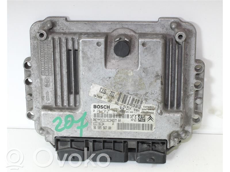 Peugeot 207 Unitate/modul de control motor 