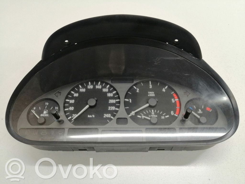 BMW 3 E46 Spidometrs (instrumentu panelī) 