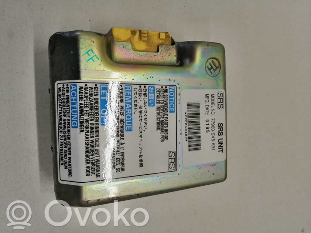 Honda Accord Airbag control unit/module 
