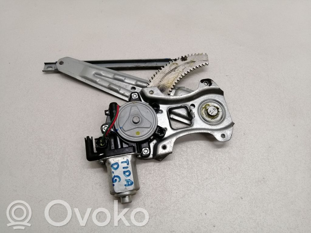 Nissan Tiida C11 Rear door window regulator with motor 