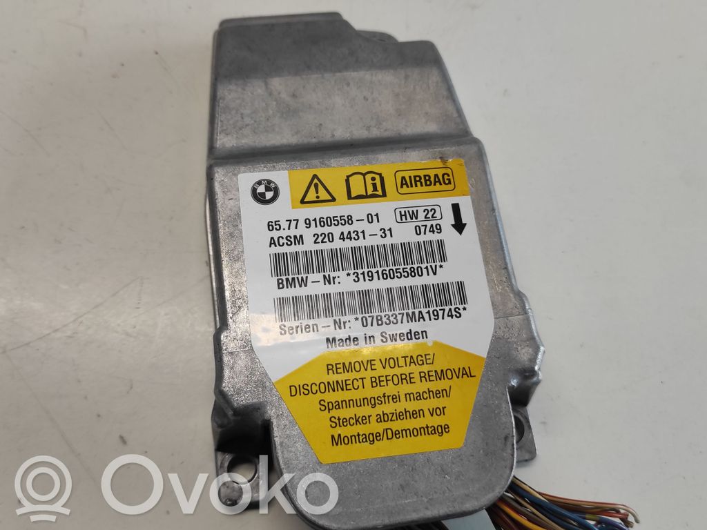 BMW 5 E60 E61 Airbag control unit/module 