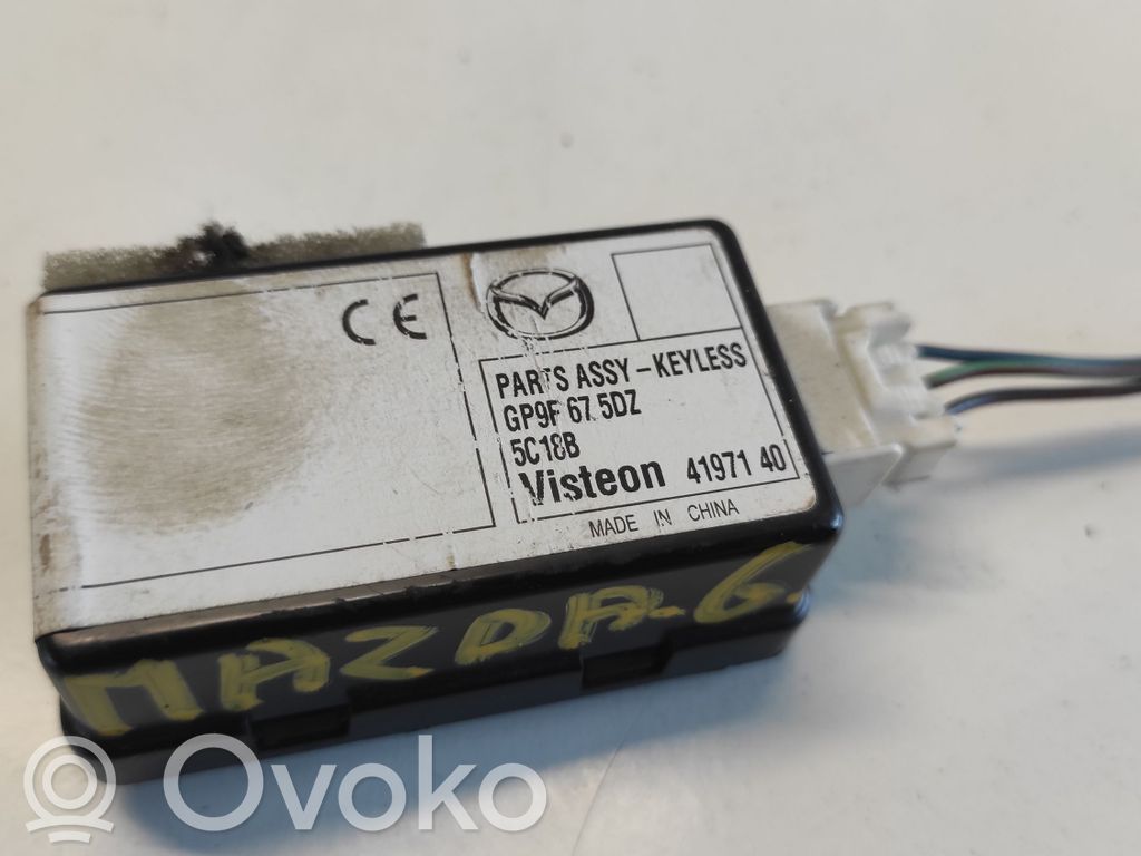 Mazda 6 Keyless (KESSY) go control unit/module 