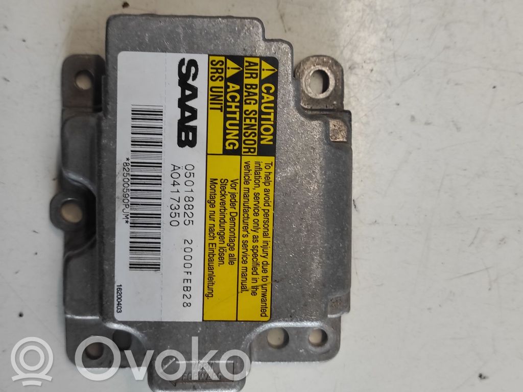 Saab 9-5 Unitate/modul de comandă airbaguri 