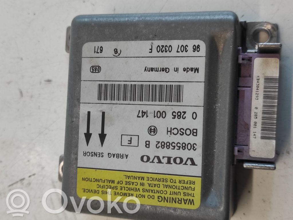 Volvo S40, V40 Airbag control unit/module 