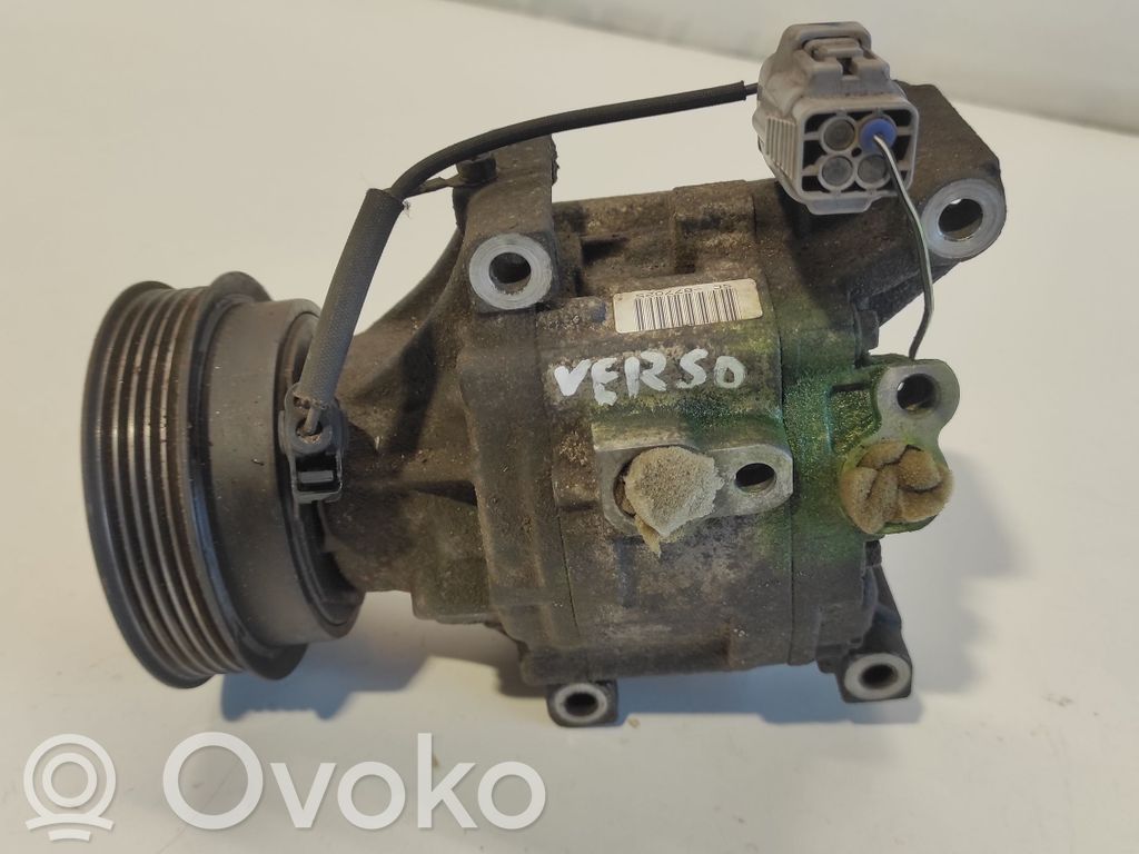 Toyota Corolla Verso E121 Air conditioning (A/C) compressor (pump) 