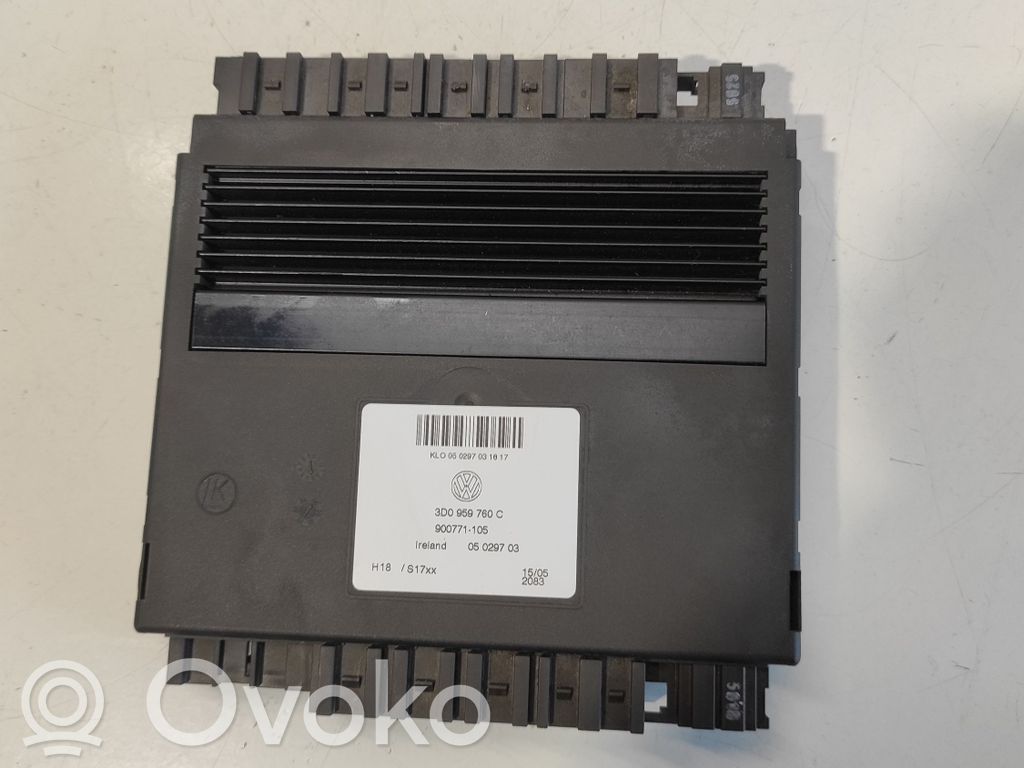 Volkswagen Phaeton Module de commande de siège 