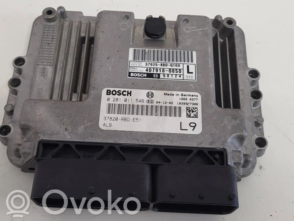 Honda Accord Engine control unit/module 