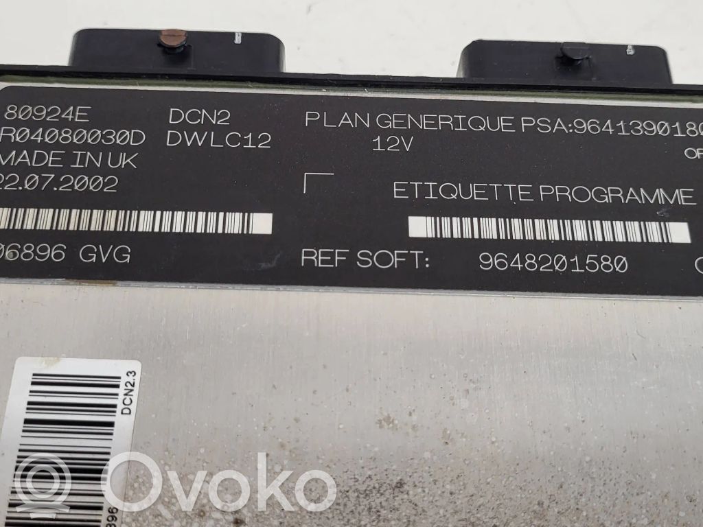 Peugeot 206 Engine control unit/module 