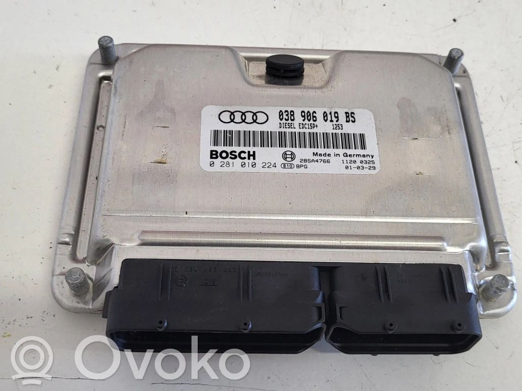 Engine control unit/module   038906019BS,28SA4766,0281010224