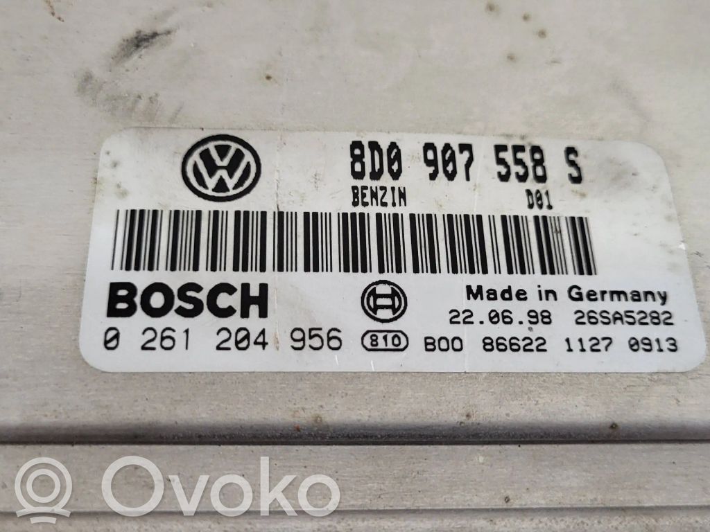 Engine control unit/module   8D0907558S,0261204956,26SA5282