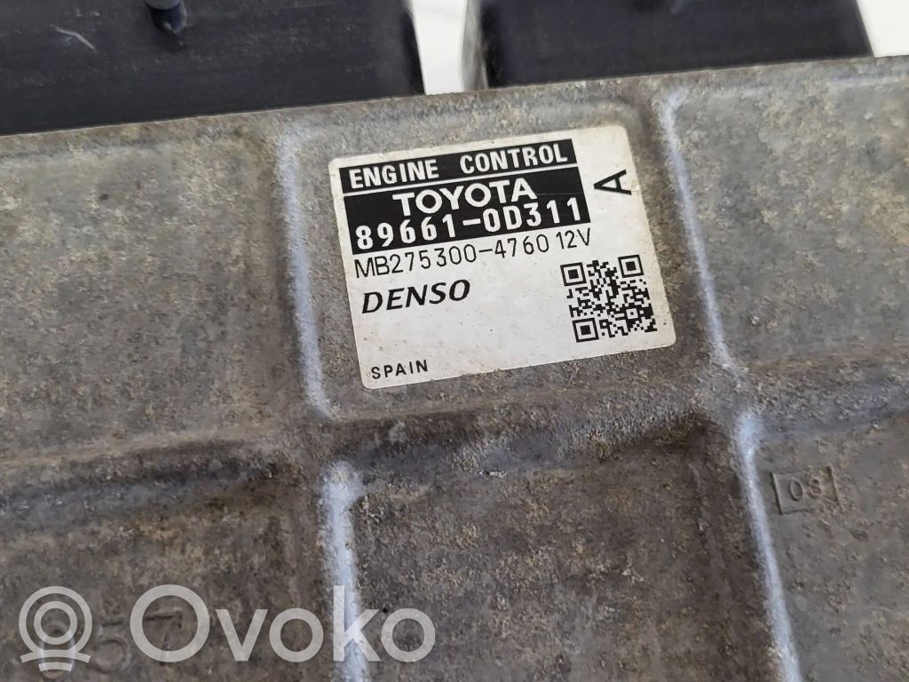 Toyota Yaris Engine control unit/module 