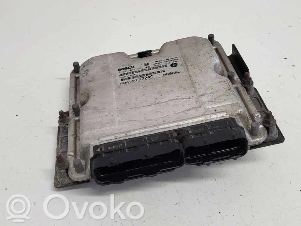 Engine control unit/module   P04727770AC,1039S05385,0281011281