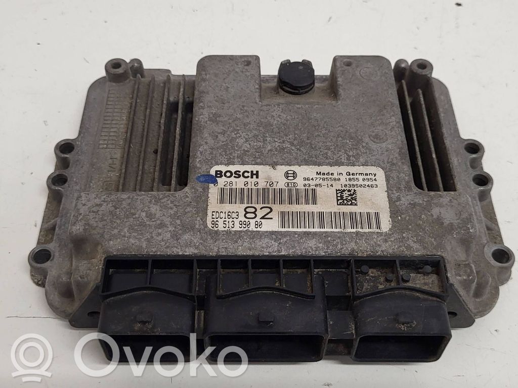 Peugeot 206 Engine control unit/module 