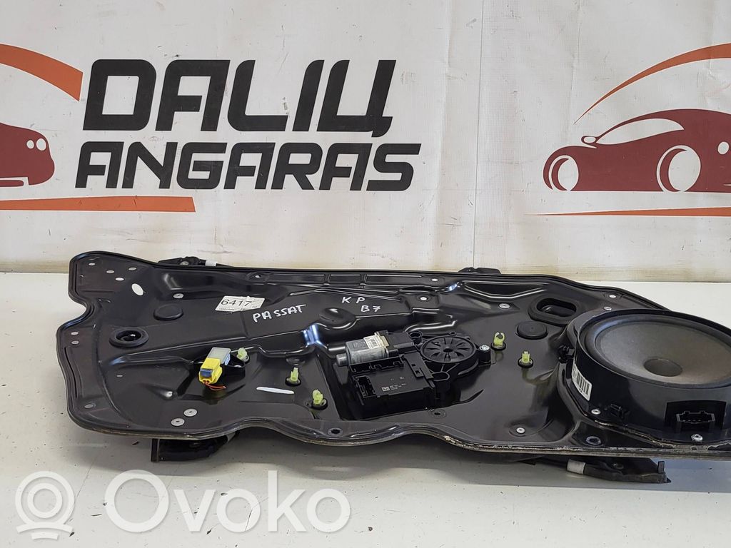 Volkswagen PASSAT B7 Elektryczny podnośnik szyby drzwi przednich 